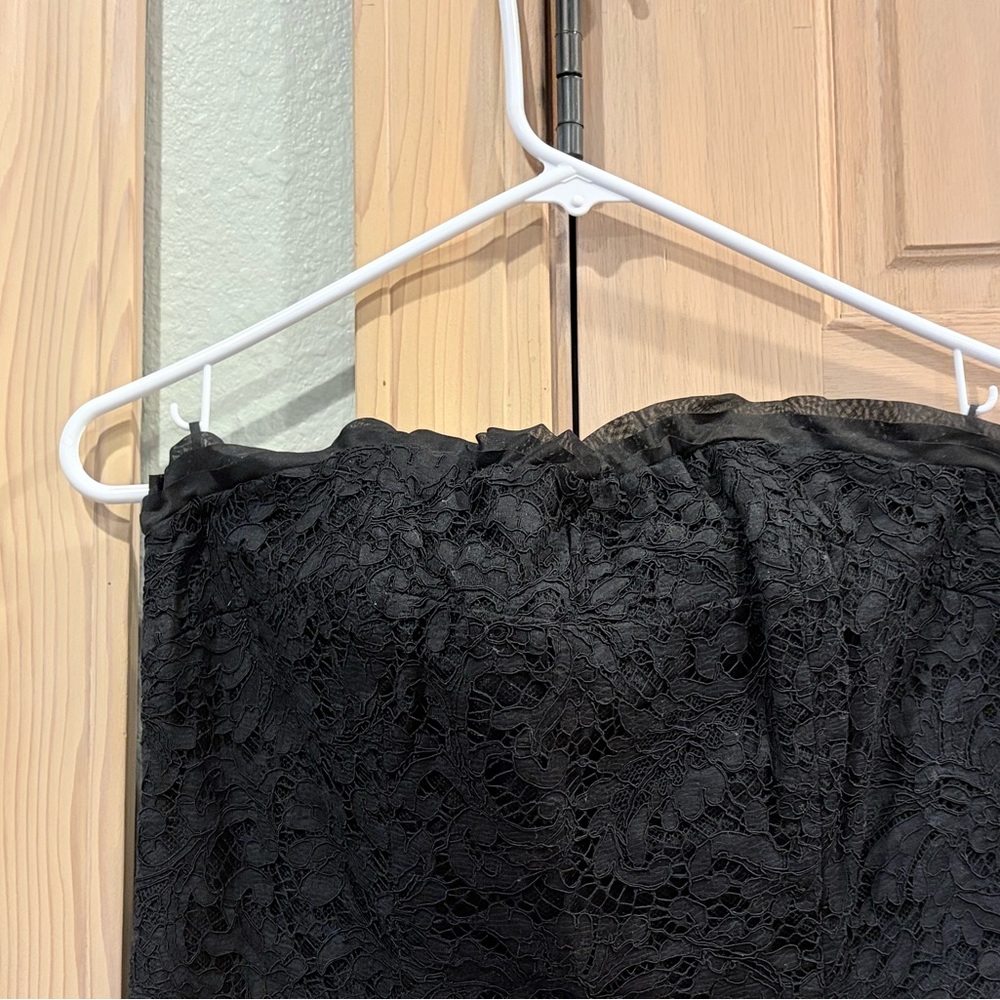 Robell Vintage Black Strapless Lace Dress - Picture 2 of 16
